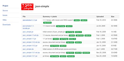 json simple 1.1 1 jar download